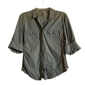 NWOT Womens Button Up Blouse Size Large